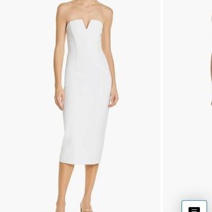 NWT Veronica Beard Nabi strapless midi dress in size 10
